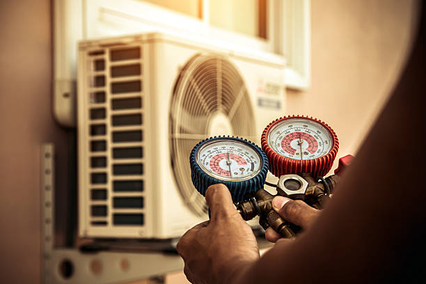 Professional Furnace Repair technician working in Rocky Point, NY